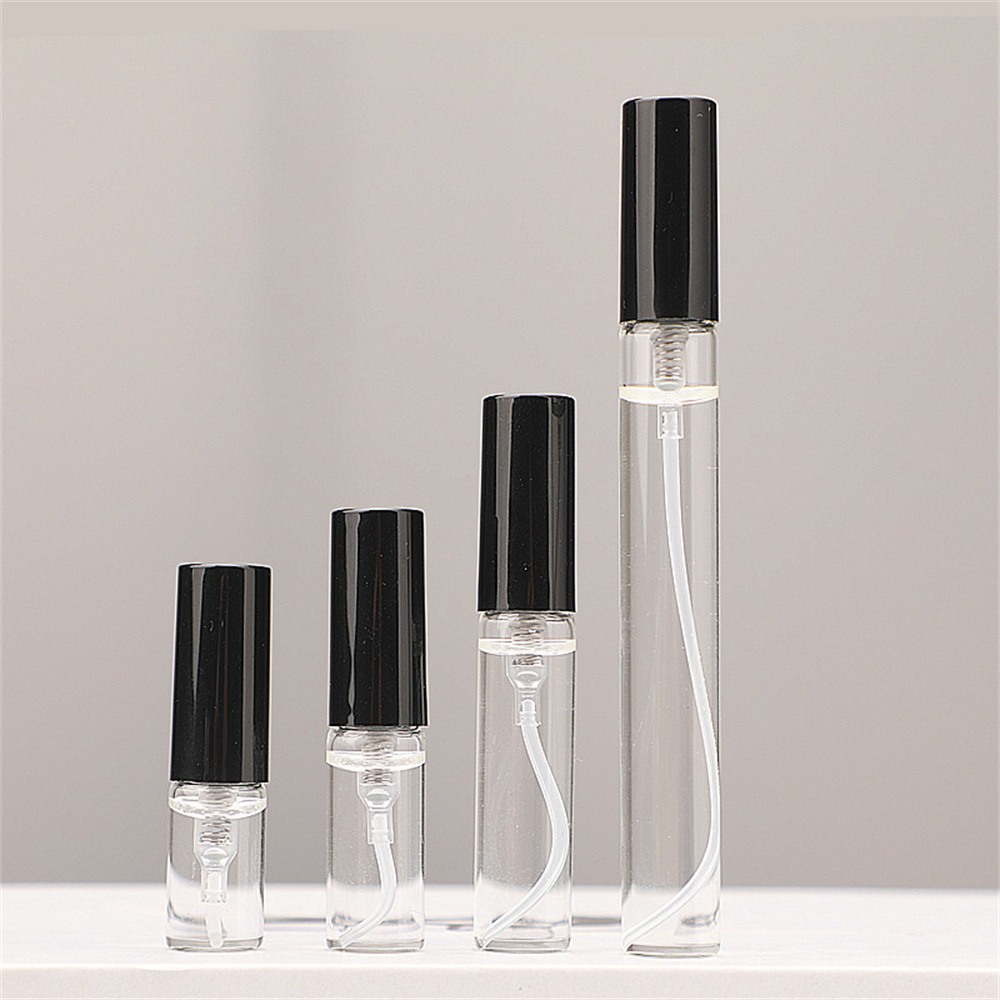 Perfume Fragrance House - ポータブルミニ香水ガラススプレーディスペンサー,詰め替え可能なサンプルボトル,フリーパッキングツール,2ml, 3ml, 5ml, 10ml,化粧品