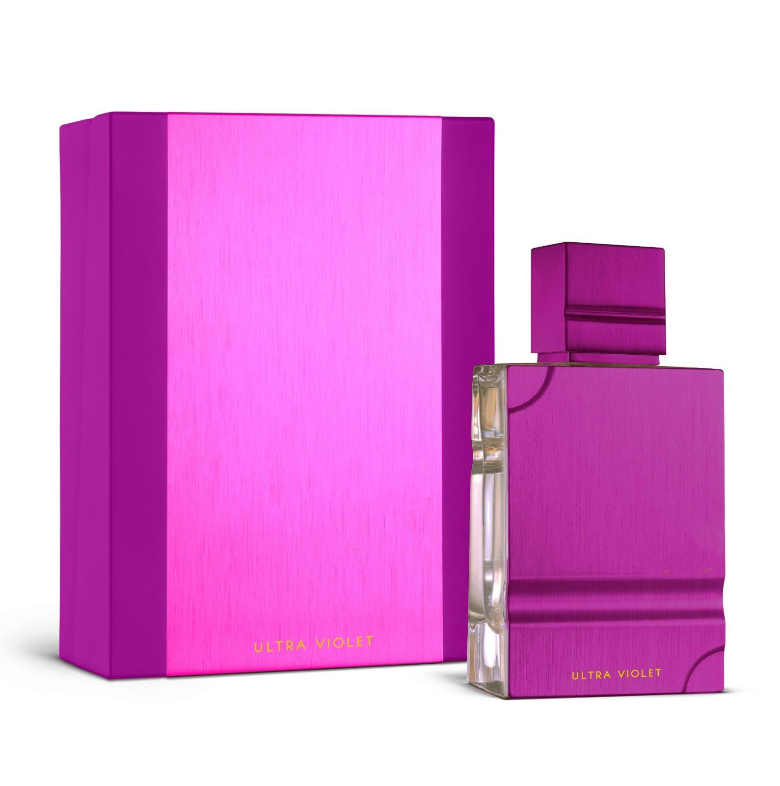 Perfume Jasmine Fragrance - アンバーウードウルトラバイオレットオードパルファム60ml（女性用）スイートフローラルフルーティフレグランス、バイオレット、プラム、オレンジ、オープニングオーキッド、ジャスミン、ローズ、ハートアンバー、ムスクウッディベース、アラビアンパフューム、妻、ガールフレンドへのギフト