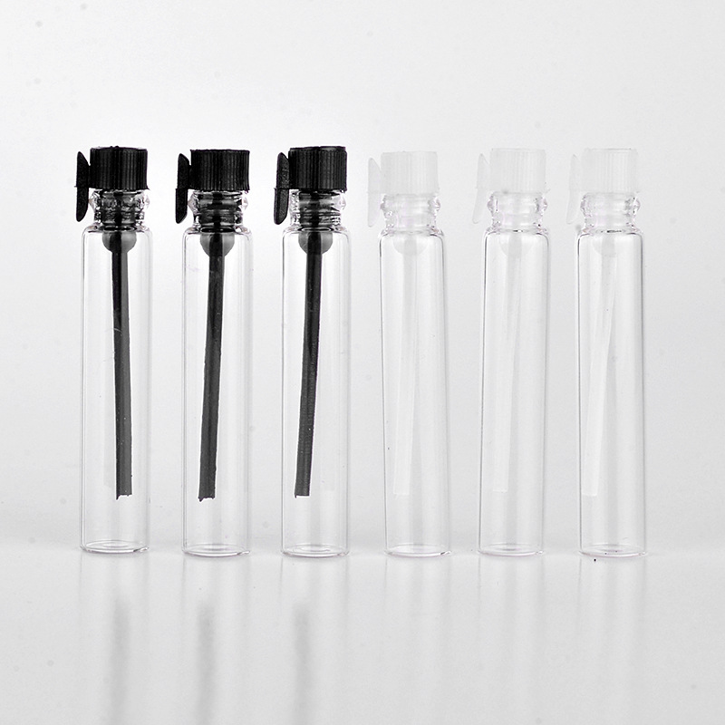 Perfume Fragrance Lab - 空のミニ香水瓶1ml/2ml/3ml,小さなサンプル瓶,試験管,実験室試験用容器,50個。