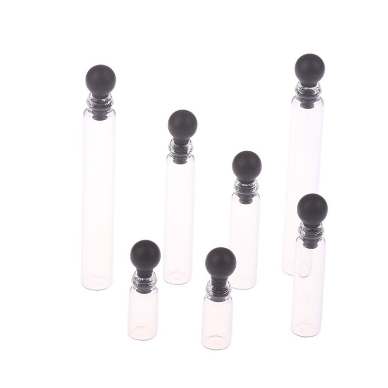 Perfume Fragrance Lab - 小さなガラスサンプルバイアル,空,ミニ,香水,実験用液体,香水試験管,化粧品容器,0.5 ml, 1 ml, 2 ml,