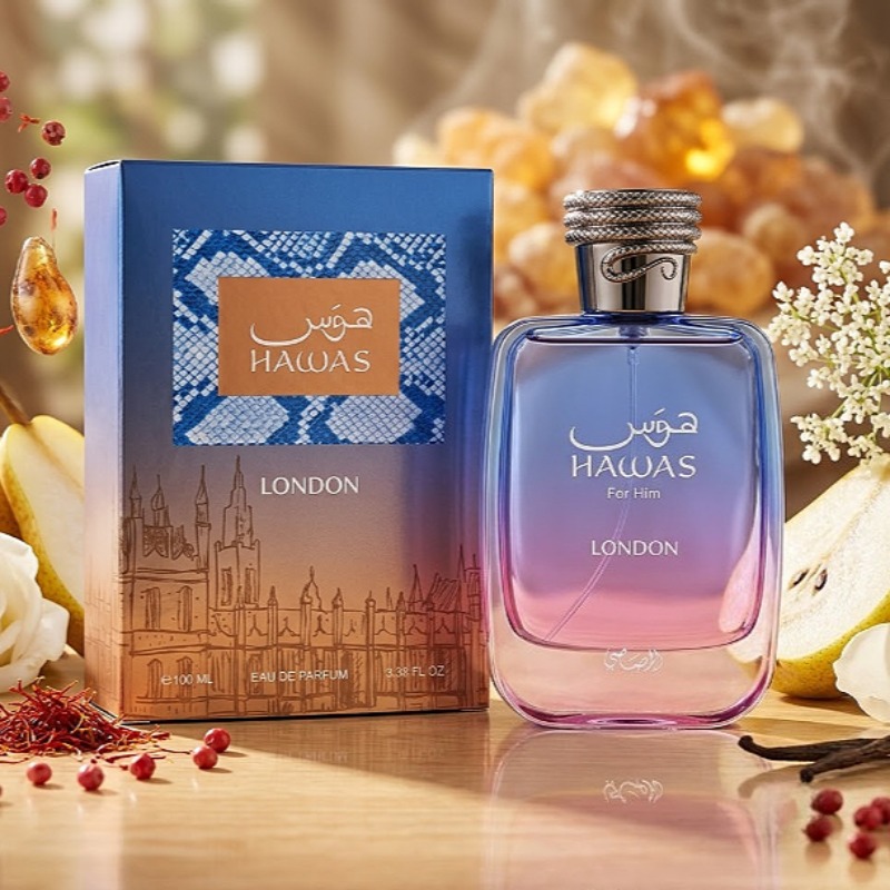 The Collection Perfume Fragrance - HAWAS 100ML ユニセックス オードパルファム ロングラスティング アラビアン