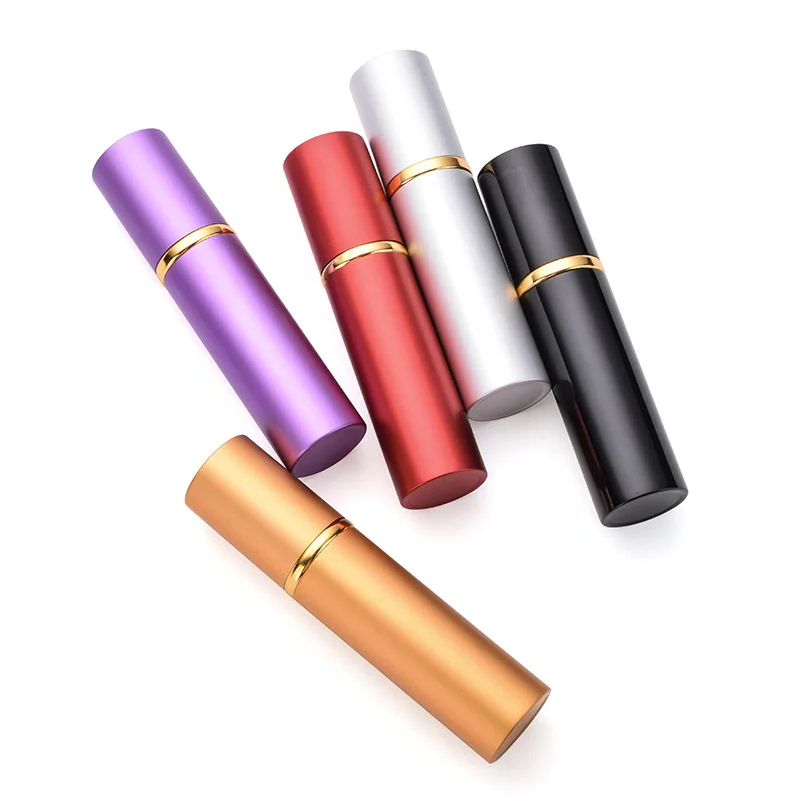 Perfume Fragrance Dispenser - トラベルフレグランススプレー,詰め替え可能なミニスプレーボトル,空の香水噴霧器,5個,10ml