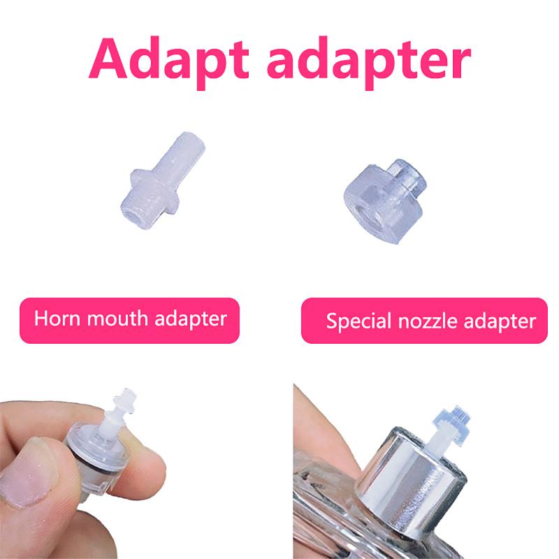 Perfume Fragrance Dispenser - アップグレードされた2個入り香水瓶転送アダプター ホーンマウス漏れ防止詰め替えツール 旅行用香水コレクターに最適