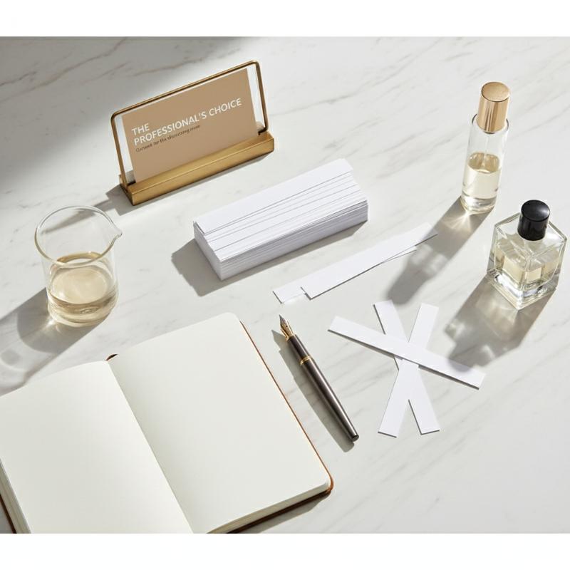 Perfume Fragrance Lab - 100 個 130x15mm 香水サンプリングストリップ エッセンシャルオイル フレグランス
