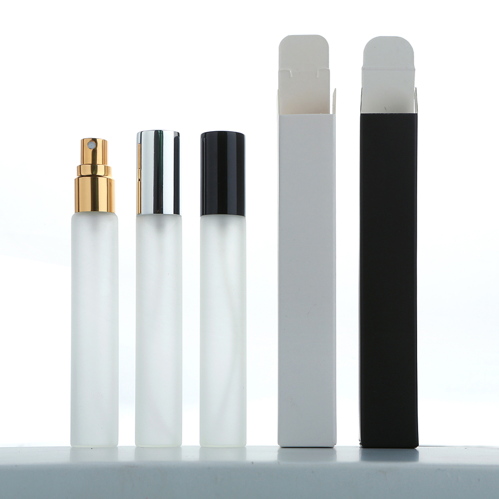 Perfume Fragrance Logo - 50/80 個 15 ミリリットルフロスト香水サンプルボトルアトマイザー付きカスタマイズ可能なロゴ包装箱付き空の香水ボトルフレグランス S 用