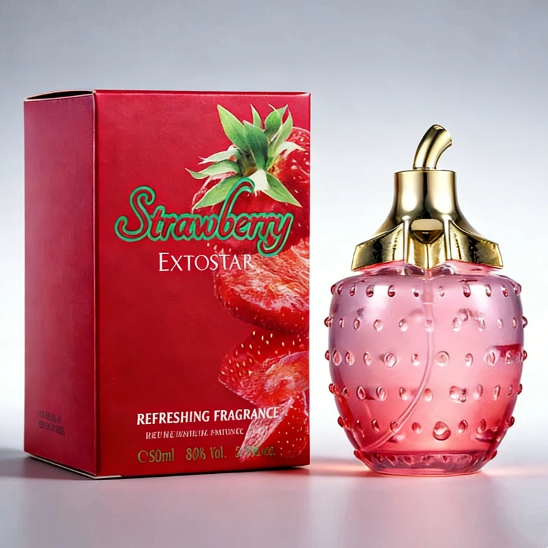 Perfume Jasmine Fragrance - ストロベリーウィメンズパフューム フレッシュレモンローズ ジャスミン シダーウッド アンバーの香り 甘くてキュートなオードトワレ