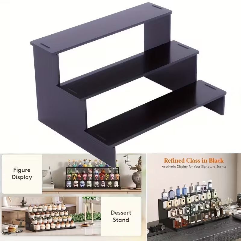 Perfume Fragrance Holder - アクリルディスプレイラック棚埋め込みデスクトップラック化粧品香水収納カップケーキスタンド省スペースカウンタートップ仕上げラック