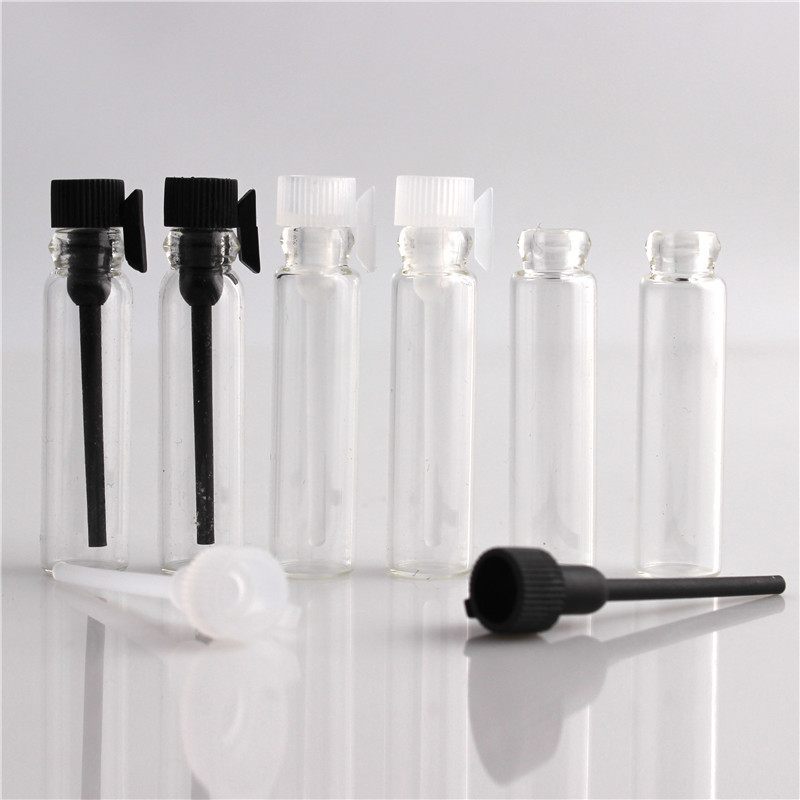 Perfume Fragrance Lab - 20個1ミリリットル2ミリリットル3ミリリットルの香水サンプルミニボトル空ガラスバイアルドロッパー容器実験室液体香料トライアル試験管