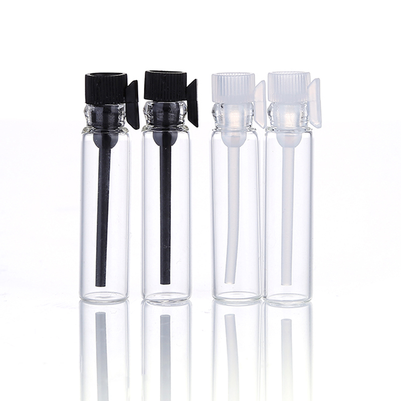 Perfume Fragrance Lab - ミニフレグランスボトル,1ml,2ml,3ml,空のエッセンシャルオイル,実験用消毒液,試験管,100本