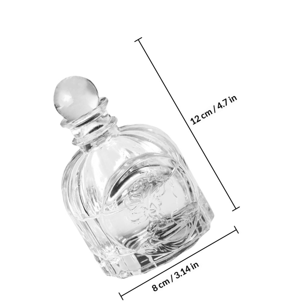 5 セットのフレグランスボトル透明フレンチスタイル香水ディフ - Perfume Home Fragrance のレビューと価格