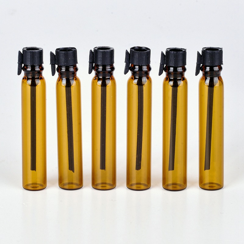 100 個 1/2 ミリリットル空のミニ琥珀ガラス小さなサン - Perfume Fragrance Lab のレビューと価格