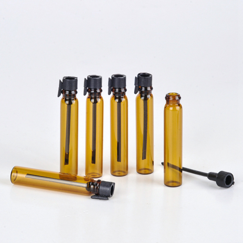 100 個 1/2 ミリリットル空のミニ琥珀ガラス小さなサン - Perfume Fragrance Lab のレビューと価格