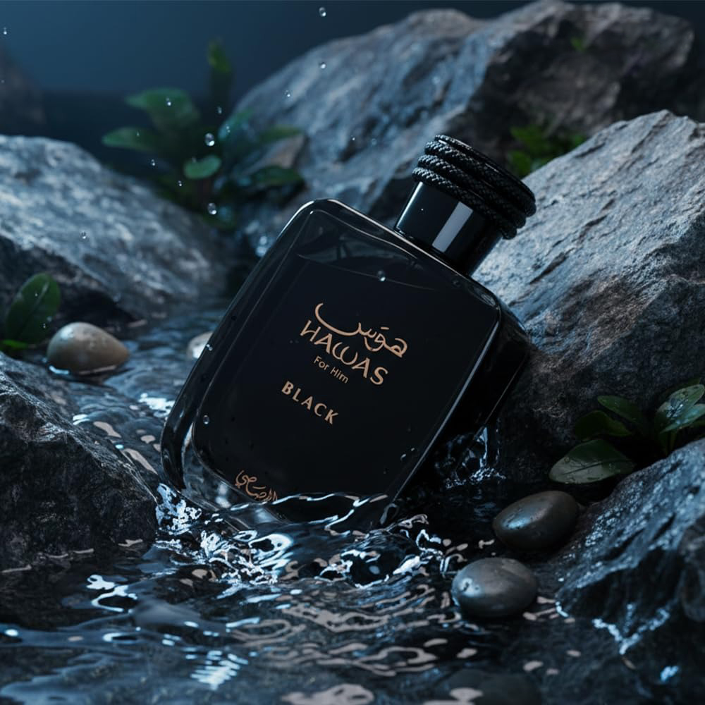 ラサシ ハワス ブラック メンズ用 - 3.38オンス オー - Fragrance Perfume For Man のレビューと価格