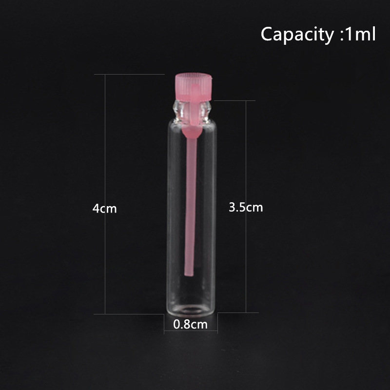 100個1/2/3ミリリットルガラスバイアルスモール空室ボト - Perfume Fragrance Lab のレビューと価格