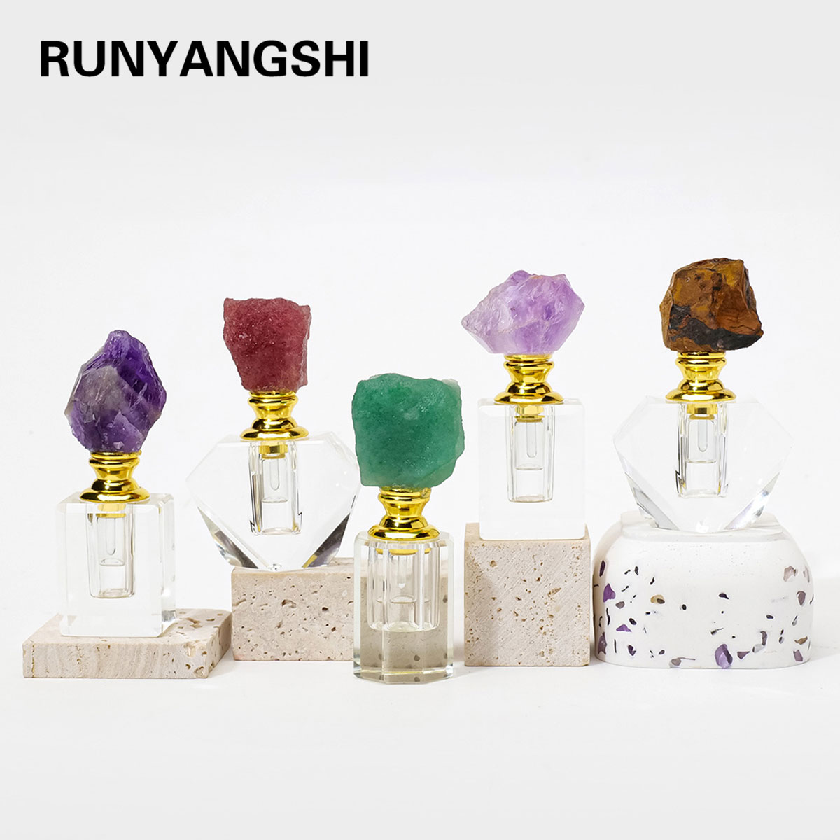 1PC 天然アメジストクリスタルクラスターヒーリングストーン - Perfume Fragrance House のレビューと価格