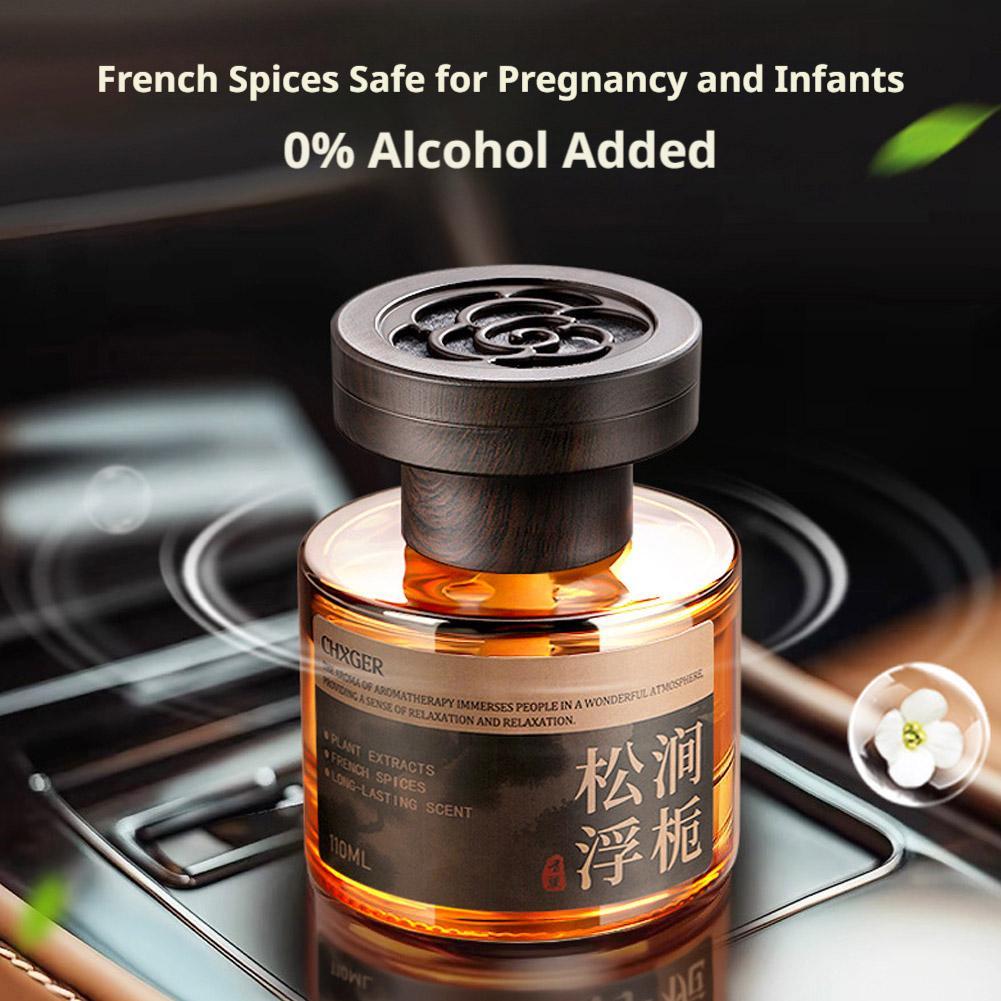 高級車用木製車載香水エッセンシャルオイルディフューザーヴィン - Fragrance Oil Perfume Grade のレビューと価格