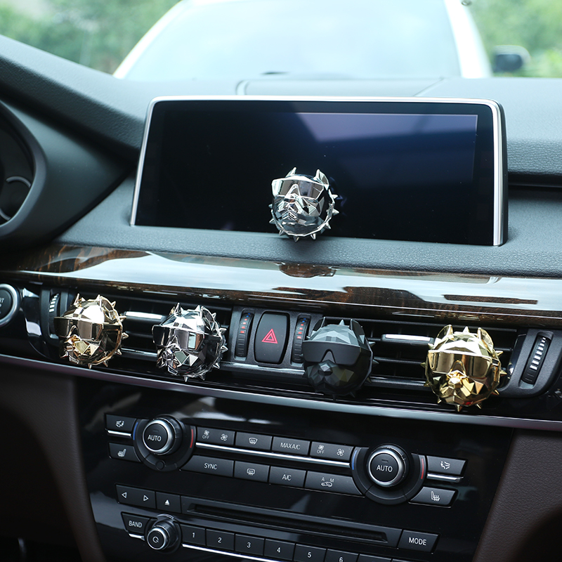 無香料ブルドッグ芳香剤車の香水車の装飾車のベントクリップブル - Best Perfume Fragrance のレビューと価格