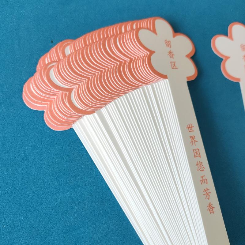 10 枚の花の形をした香水テストストリップ、空白の書き込みエ - Perfume Home Fragrance のレビューと価格