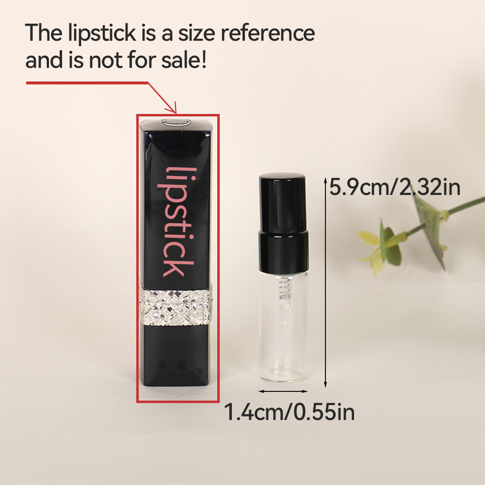 50 個 3 ミリリットルアルミスプレーヘッド透明ガラス香水 - Perfume Fragrance Dispenser のレビューと価格