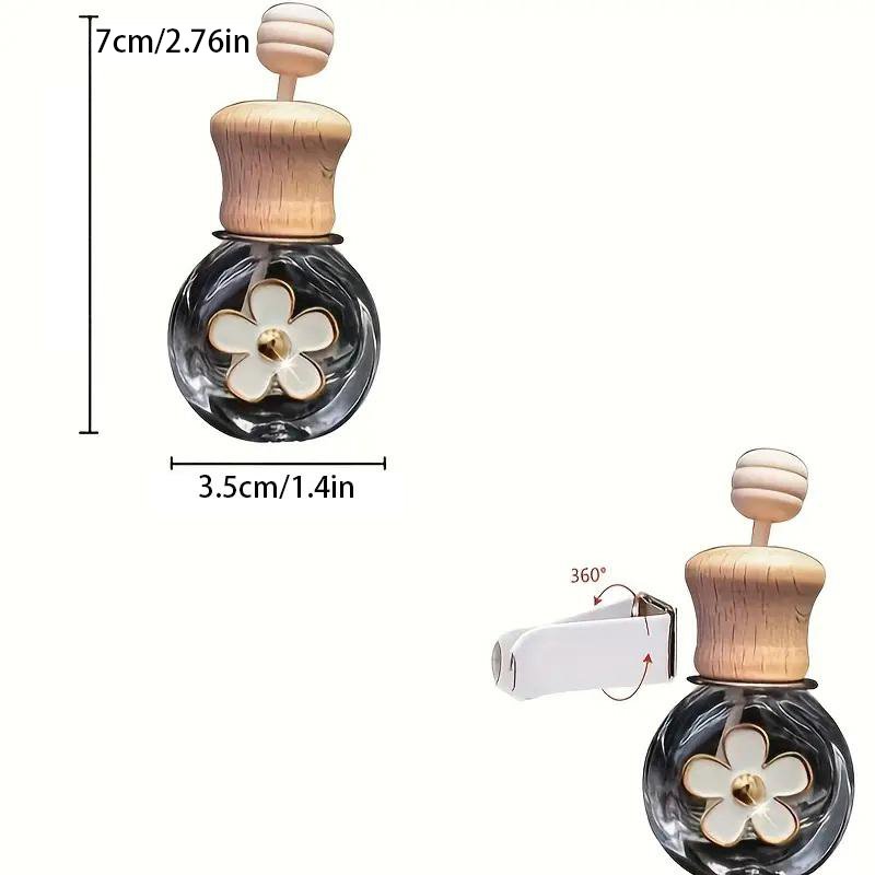 2 個車のフレグランス空のガラスボトルかわいい芳香剤ボトル香 - Perfume Fragrance World のレビューと価格