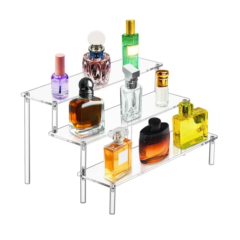 大型アクリルディスプレイライザー、香水スタンドオーガナイザー - Perfume Fragrance Holder のレビューと価格