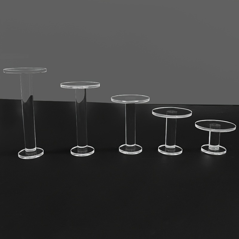 5個入り 透明アクリル製 段付き丸型ディスプレイスタンド ア - Perfume Fragrance Holder のレビューと価格
