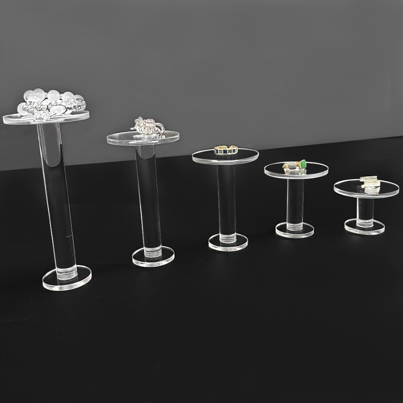 5個入り 透明アクリル製 段付き丸型ディスプレイスタンド ア - Perfume Fragrance Holder のレビューと価格