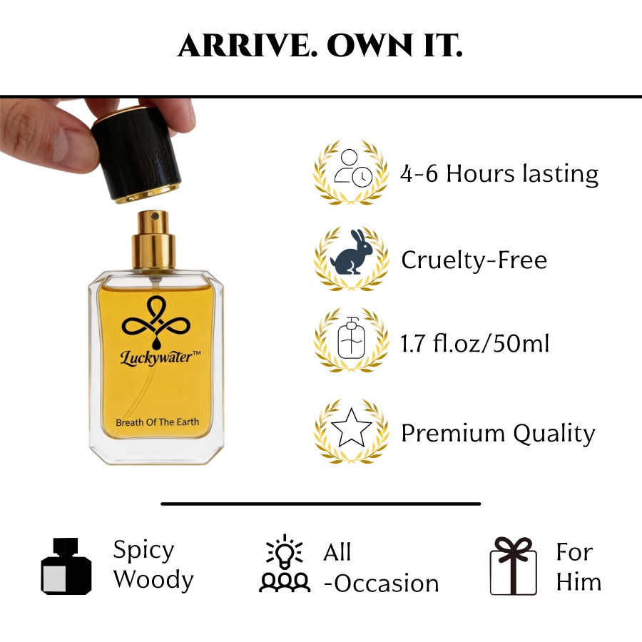 長持ちするプレミアムメンズコロン、50mlスプレー オードパ - Fragrance Perfume For Man のレビューと価格