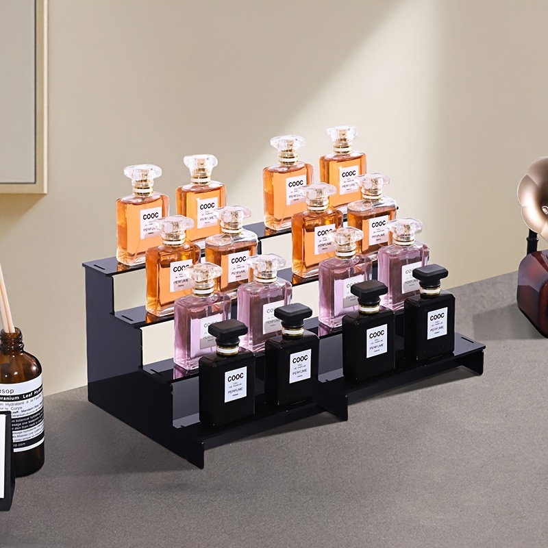 アクリルディスプレイラック棚埋め込みデスクトップラック化粧品 - Perfume Fragrance Holder のレビューと価格