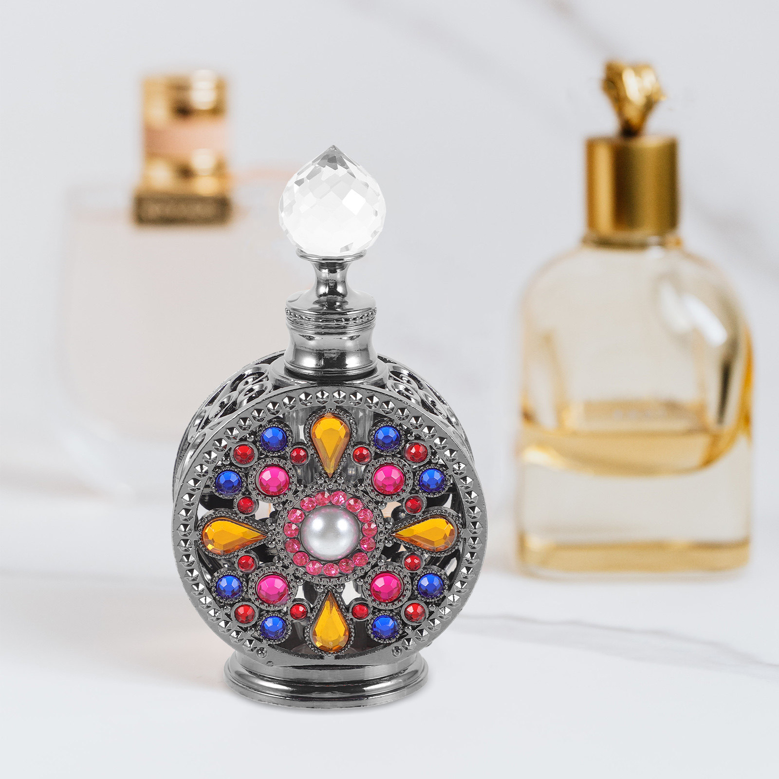 香水ボトル 詰め替え可能なガラス製ミニ収納 トラベル香水ディ - Perfume Fragrance Holder のレビューと価格